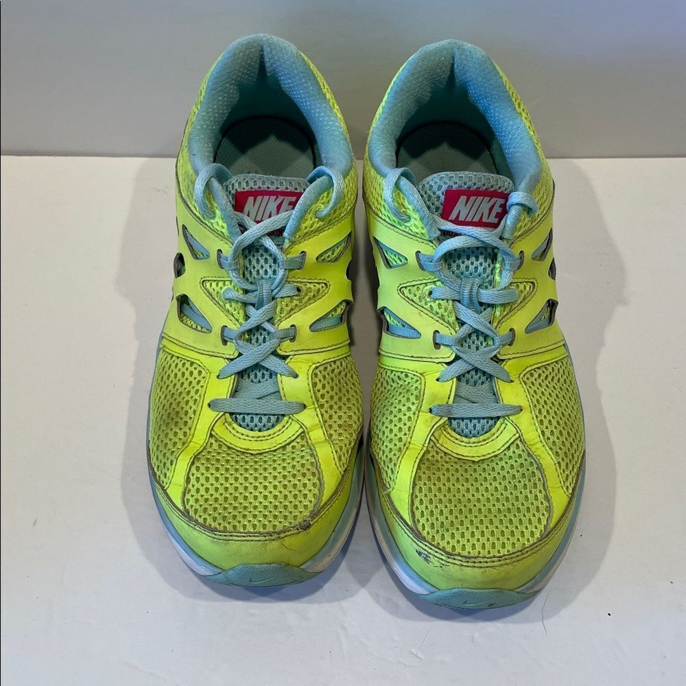 Nike Vibrant Yellow and Teal Sneakers